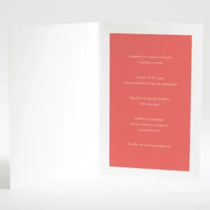 Menu mariage Eucalyptus*Faire-part Elégant Online
