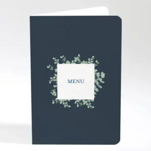 Menu mariage Eucalyptus*Faire-part Elégant Online