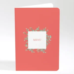 Menu mariage Eucalyptus*Faire-part Elégant Online