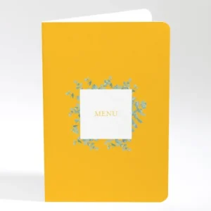 Menu mariage Eucalyptus*Faire-part Elégant Online