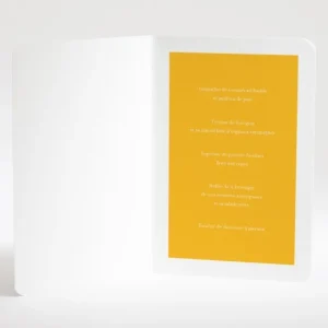 Menu mariage Eucalyptus*Faire-part Elégant Online