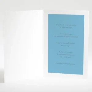 Menu mariage Feuillage chic*Faire-part Elégant Fashion