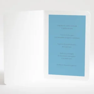 Menu mariage Feuillage chic*Faire-part Elégant Fashion