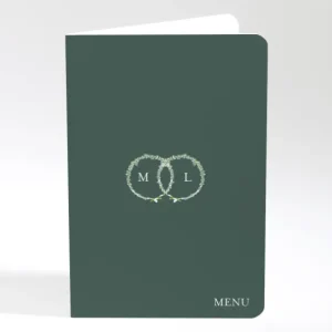 Menu mariage Gypsophile*Faire-part Elégant Hot