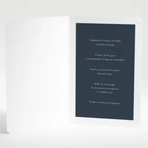 Menu mariage Gypsophile*Faire-part Elégant Hot
