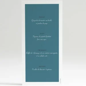 Menu mariage Jardin tropical*Faire-part Elégant Online