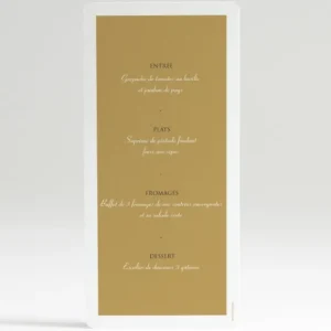 Menu mariage Jardin tropical*Faire-part Elégant Online