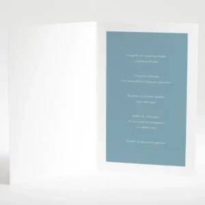 Menu mariage Lauriers*Faire-part Elégant New