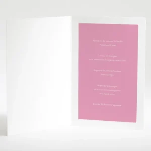 Menu mariage Lauriers*Faire-part Elégant New
