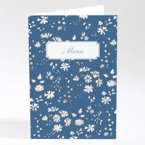 Menu mariage Liberty elegant*Faire-part Elégant Discount
