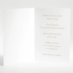 Menu mariage Liberty elegant*Faire-part Elégant Discount