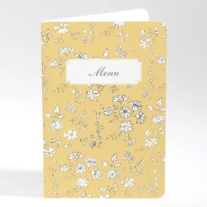 Menu mariage Liberty elegant*Faire-part Elégant Discount
