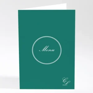 Menu mariage Medaillon elegant*Faire-part Elégant Outlet