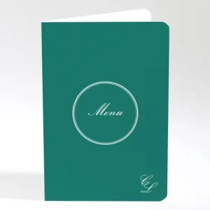 Menu mariage Medaillon elegant*Faire-part Elégant Outlet