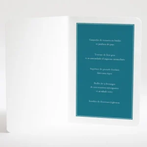 Menu mariage Medaillon elegant*Faire-part Elégant Outlet