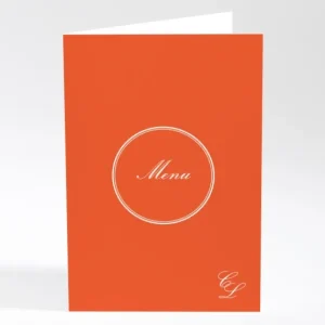 Menu mariage Medaillon elegant*Faire-part Elégant Outlet