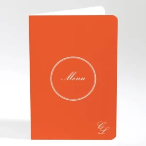 Menu mariage Medaillon elegant*Faire-part Elégant Outlet
