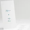 Menu mariage Mon petit coeur*Faire-part Elégant Hot