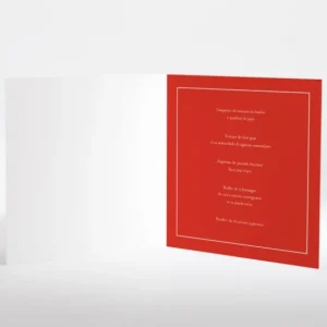 Menu mariage Napoleon III*Faire-part Elégant Discount