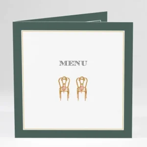 Menu mariage Napoleon III*Faire-part Elégant Discount