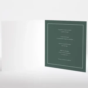 Menu mariage Napoleon III*Faire-part Elégant Discount