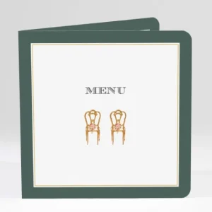 Menu mariage Napoleon III*Faire-part Elégant Discount