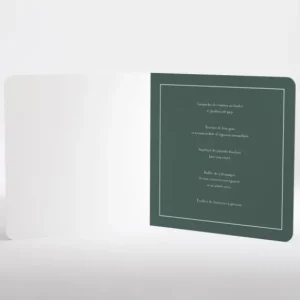 Menu mariage Napoleon III*Faire-part Elégant Discount