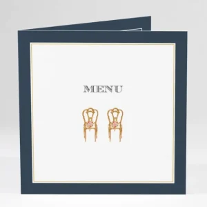 Menu mariage Napoleon III*Faire-part Elégant Discount