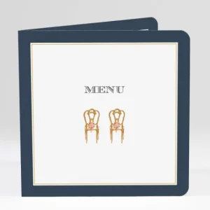 Menu mariage Napoleon III*Faire-part Elégant Discount