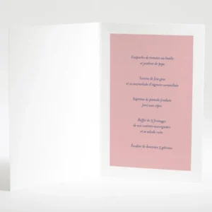 Menu mariage Pattern montagneux*Faire-part Elégant Sale