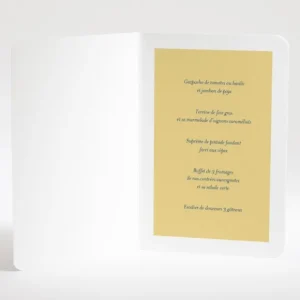 Menu mariage Pattern montagneux*Faire-part Elégant Sale