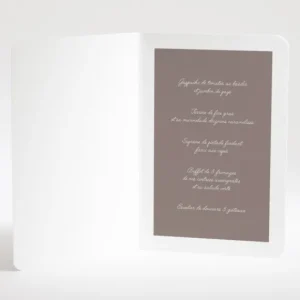 Menu mariage Pattern tendance vague*Faire-part Elégant Fashion