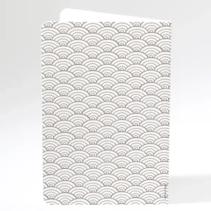 Menu mariage Pattern tendance vague*Faire-part Elégant Fashion