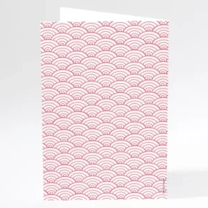 Menu mariage Pattern tendance vague*Faire-part Elégant Fashion