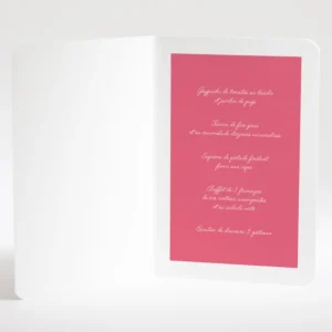 Menu mariage Pattern tendance vague*Faire-part Elégant Fashion