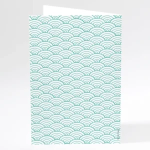 Menu mariage Pattern tendance vague*Faire-part Elégant Fashion