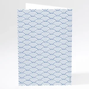Menu mariage Pattern tendance vague*Faire-part Elégant Fashion