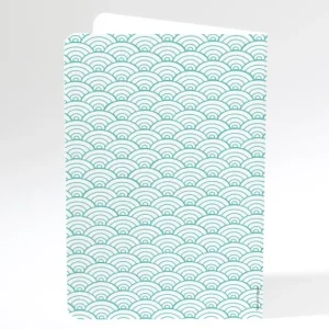 Menu mariage Pattern tendance vague*Faire-part Elégant Fashion