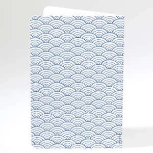 Menu mariage Pattern tendance vague*Faire-part Elégant Fashion