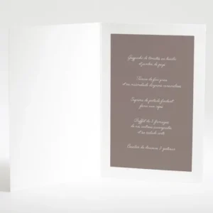 Menu mariage Pattern tendance vague*Faire-part Elégant Fashion