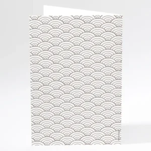 Menu mariage Pattern tendance vague*Faire-part Elégant Fashion