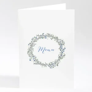 Menu mariage Ronde fleurie*Faire-part Elégant Discount
