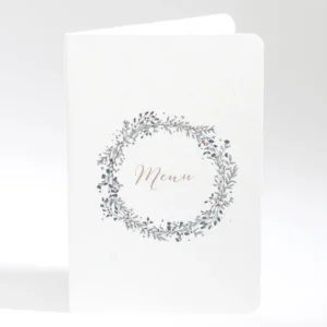 Menu mariage Ronde fleurie*Faire-part Elégant Discount