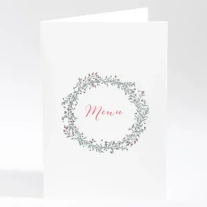 Menu mariage Ronde fleurie*Faire-part Elégant Discount