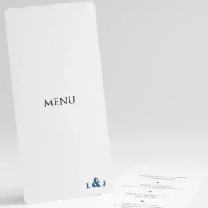 Menu mariage Symphonie*Faire-part Elégant New