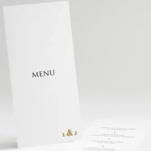 Menu mariage Symphonie*Faire-part Elégant New