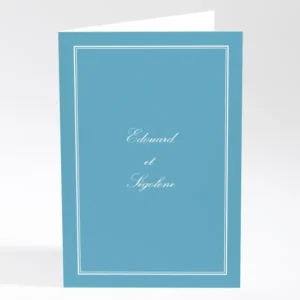 Menu mariage Traditionnel couleur*Faire-part Elégant Discount