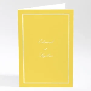 Menu mariage Traditionnel couleur*Faire-part Elégant Discount