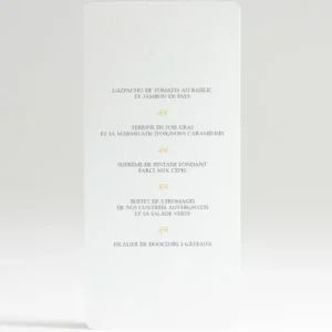 Menu mariage Typographies*Faire-part Elégant Best