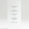 Menu mariage Un mariage a Versailles*Faire-part Elégant Sale